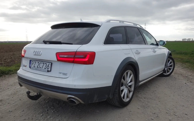 Audi A6 Allroad cena 69900 przebieg: 268500, rok produkcji 2014 z Poznań małe 254